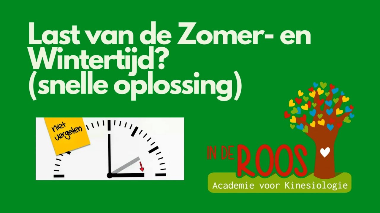 Last van zomer  of wintertijd? Nu snelle oplossing!